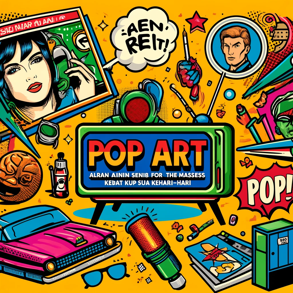 Pop Art: Aliran Seni untuk Massa dan Kehidupan Sehari-hari