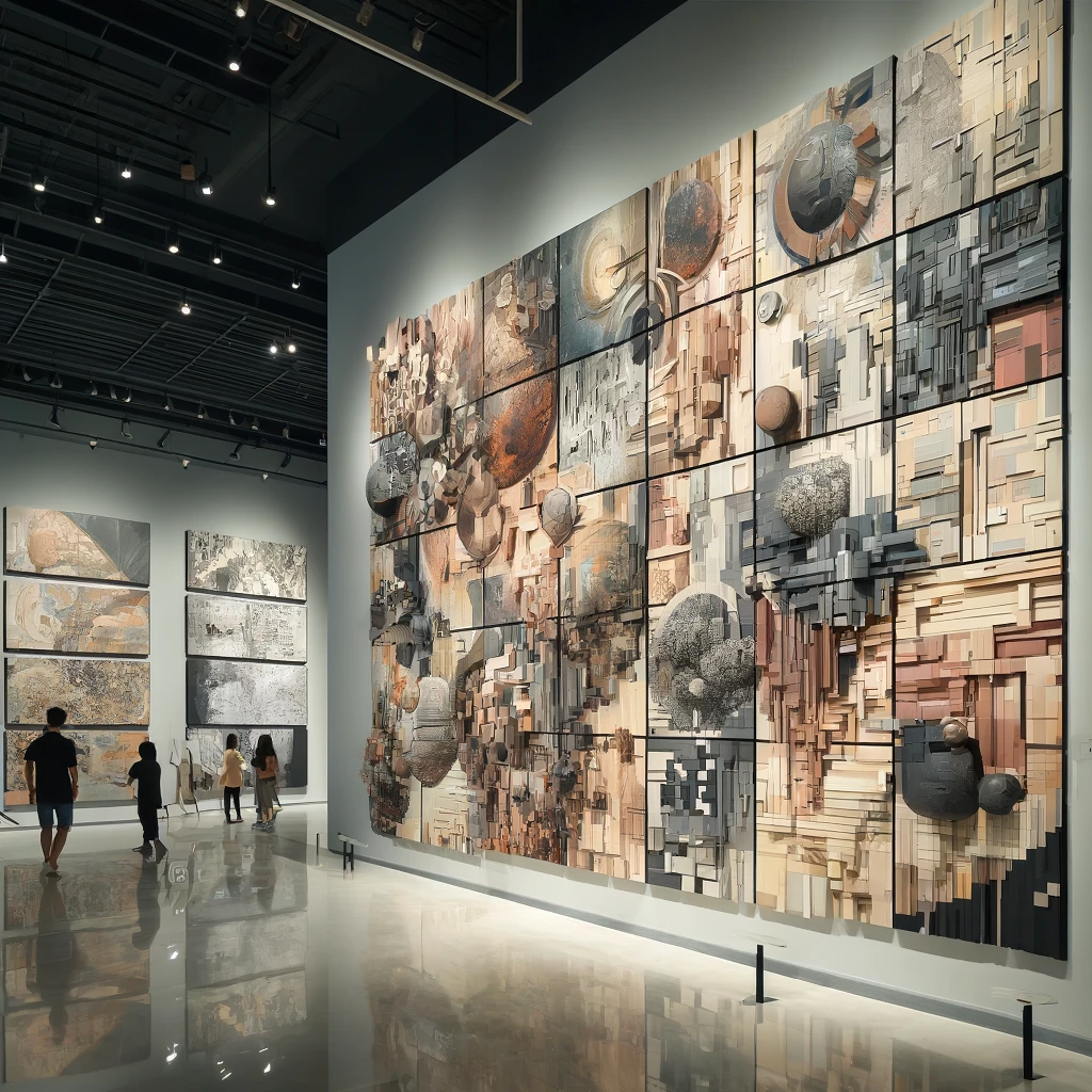 Korpus Teksural Abstrak: Jelajahi Dunia Seni Teksural Modern