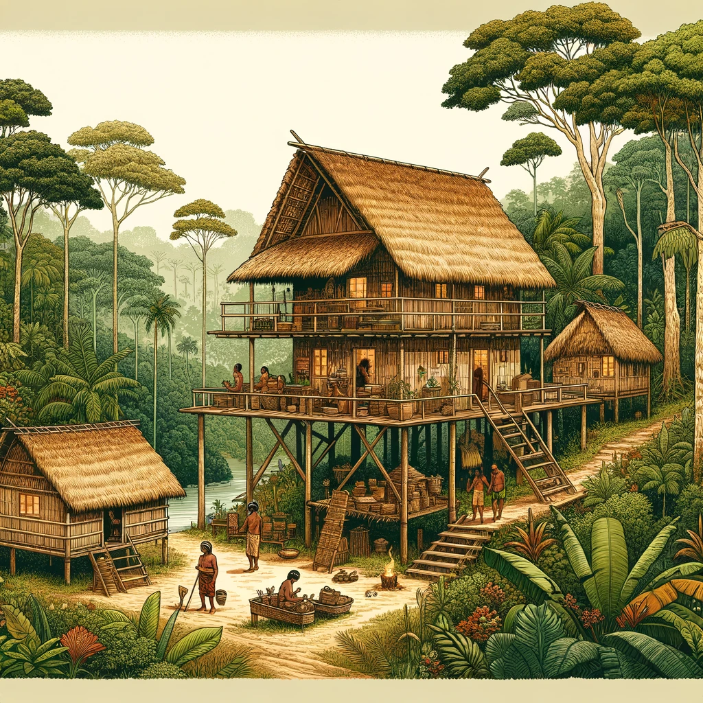 Seni Arsitektur Vernakular di Pedalaman Amazon