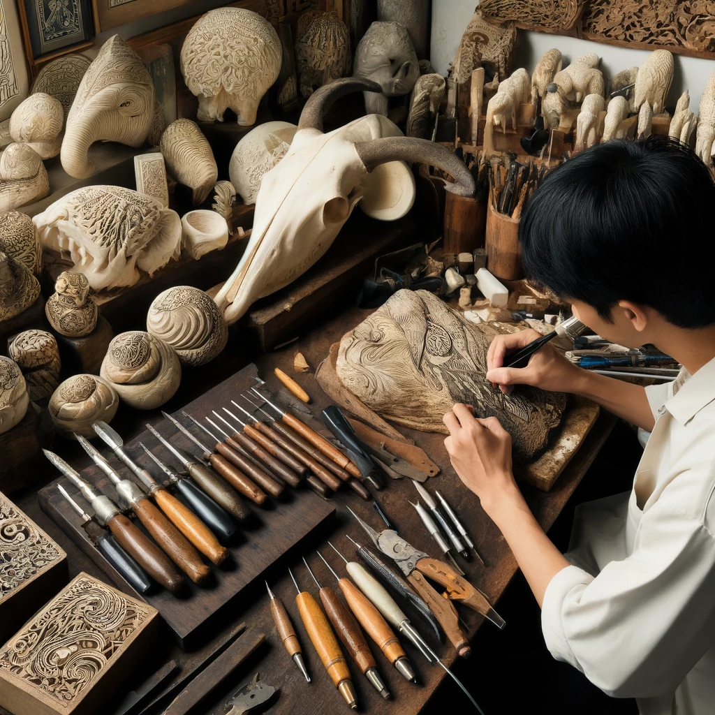 Seni Memahat dari Tulang Hewan: Menghidupkan Warisan Budaya