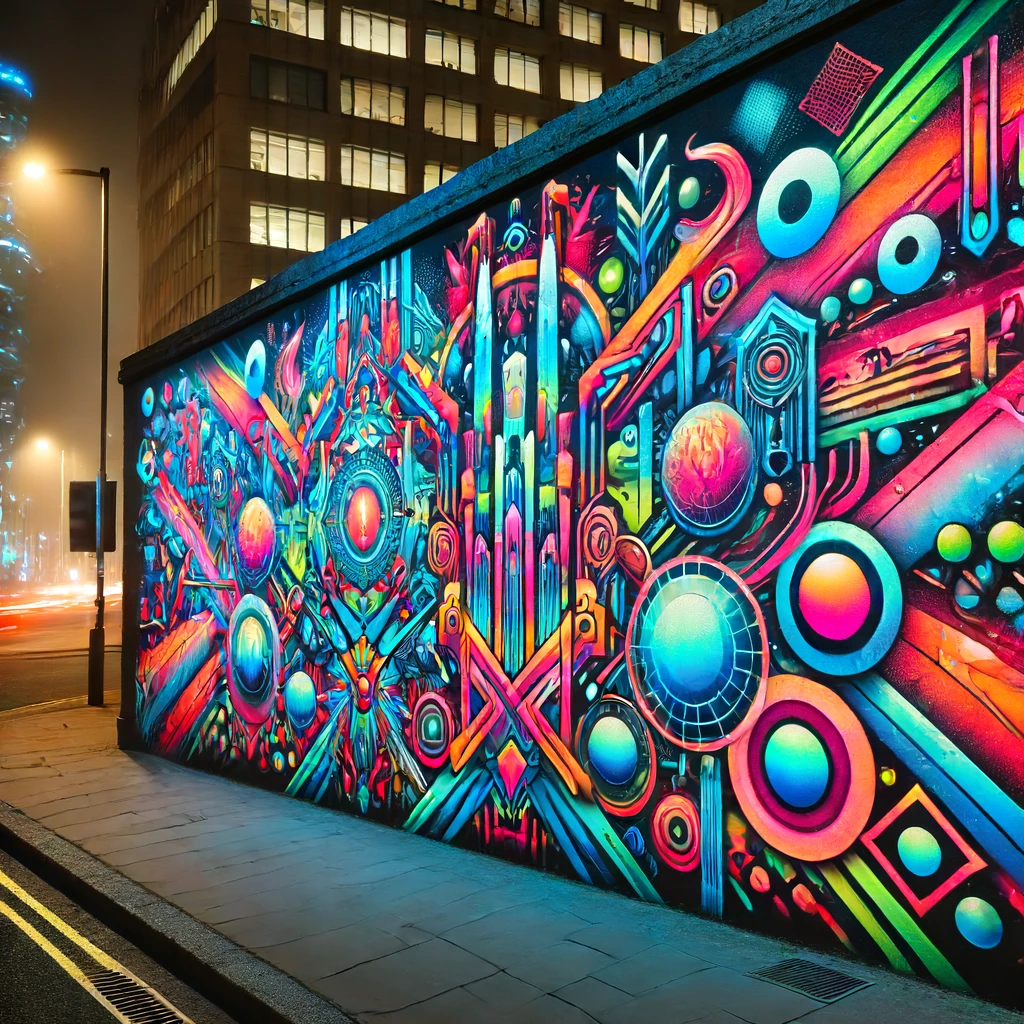 Graffiti Neon: Cahaya dalam Seni Jalanan yang Bikin Melongo