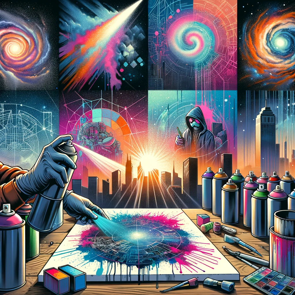 Teknik Spray Paint Art: Seni Ekspresif dengan Semprotan Warna