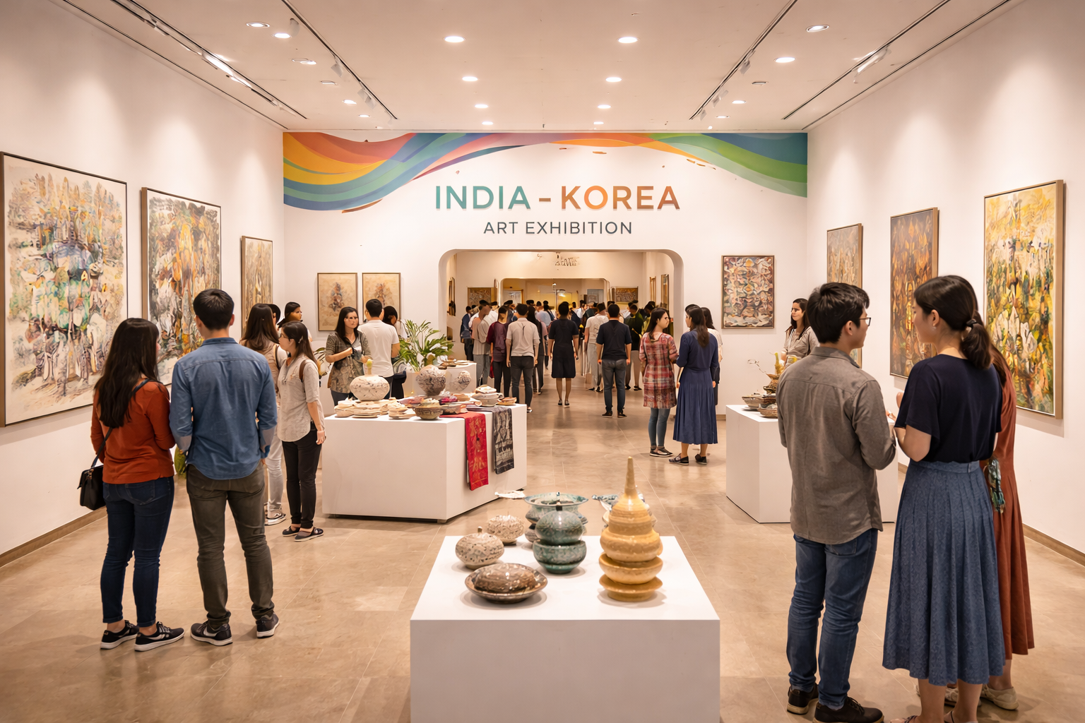 Pameran Seni India–Korea Dibuka di New Delhi