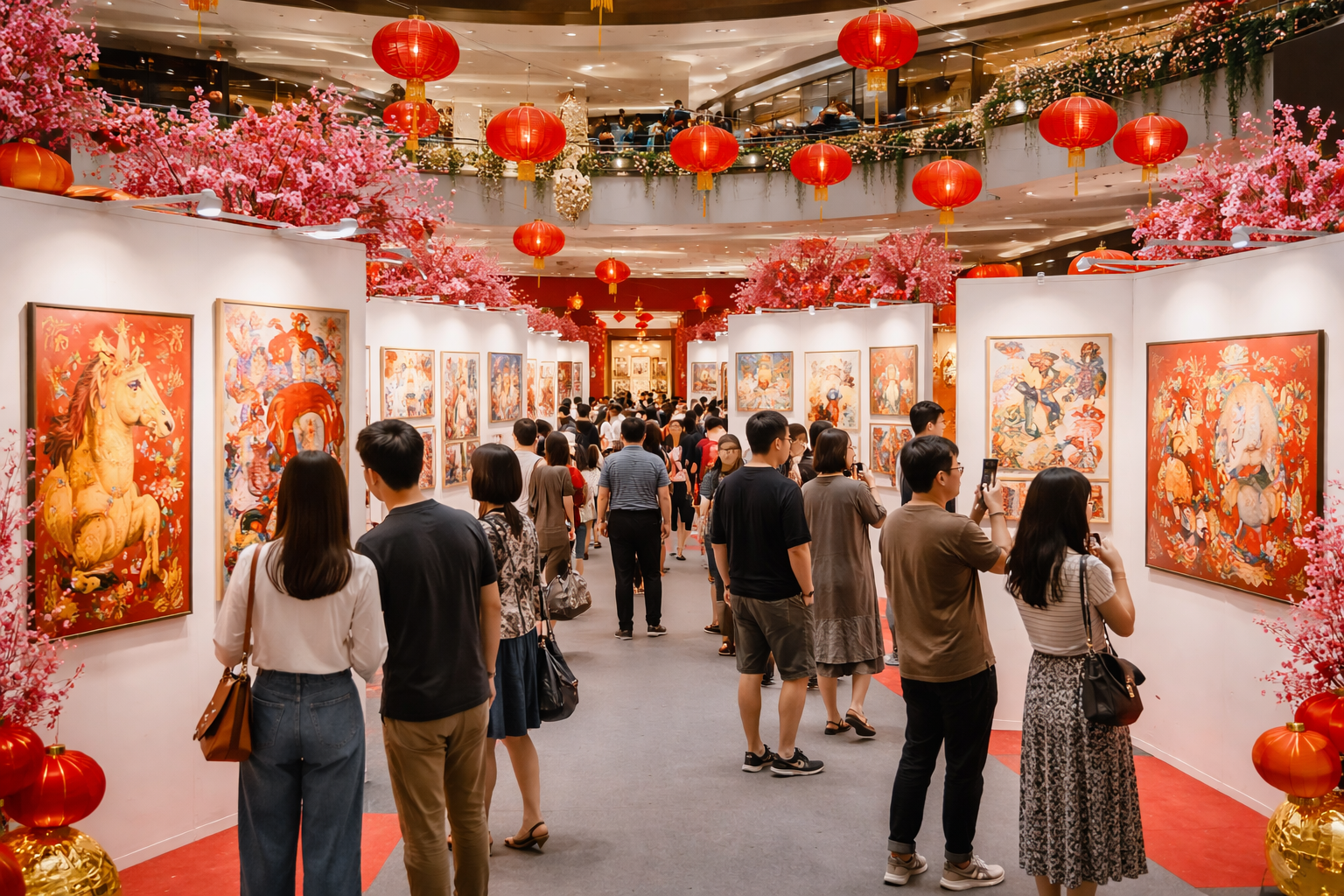 Pameran Seni Imlek 2026 Hadirkan Kolaborasi Galeri