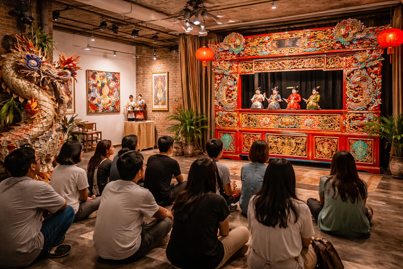 Wayang Potehi Tampil dalam Seni Kontemporer di Bandung