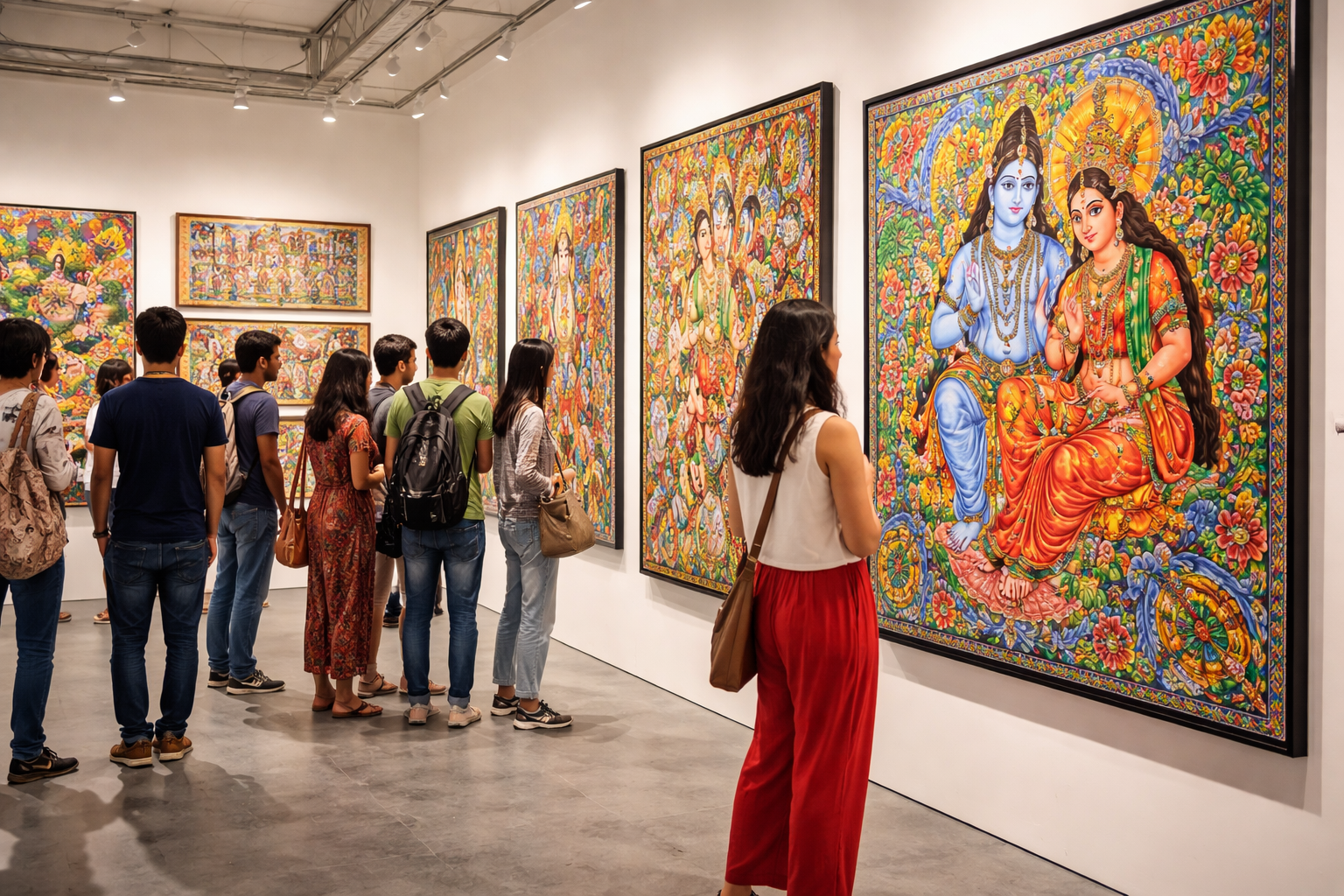 Seni Outsider dari Jaipur Dipamerkan di Delhi